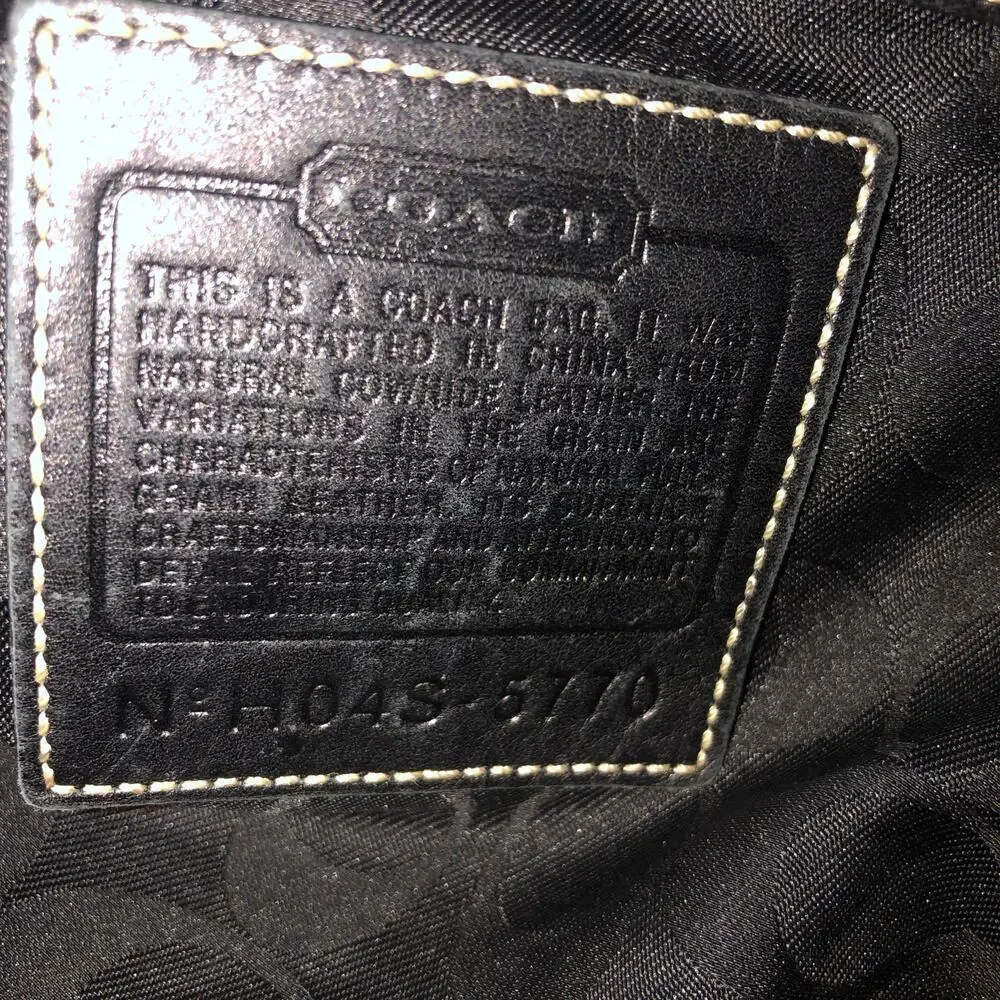 Vintage Coach Soho 5570 Large Carry All Bag Black Y2K Contrast Stitch Buckle